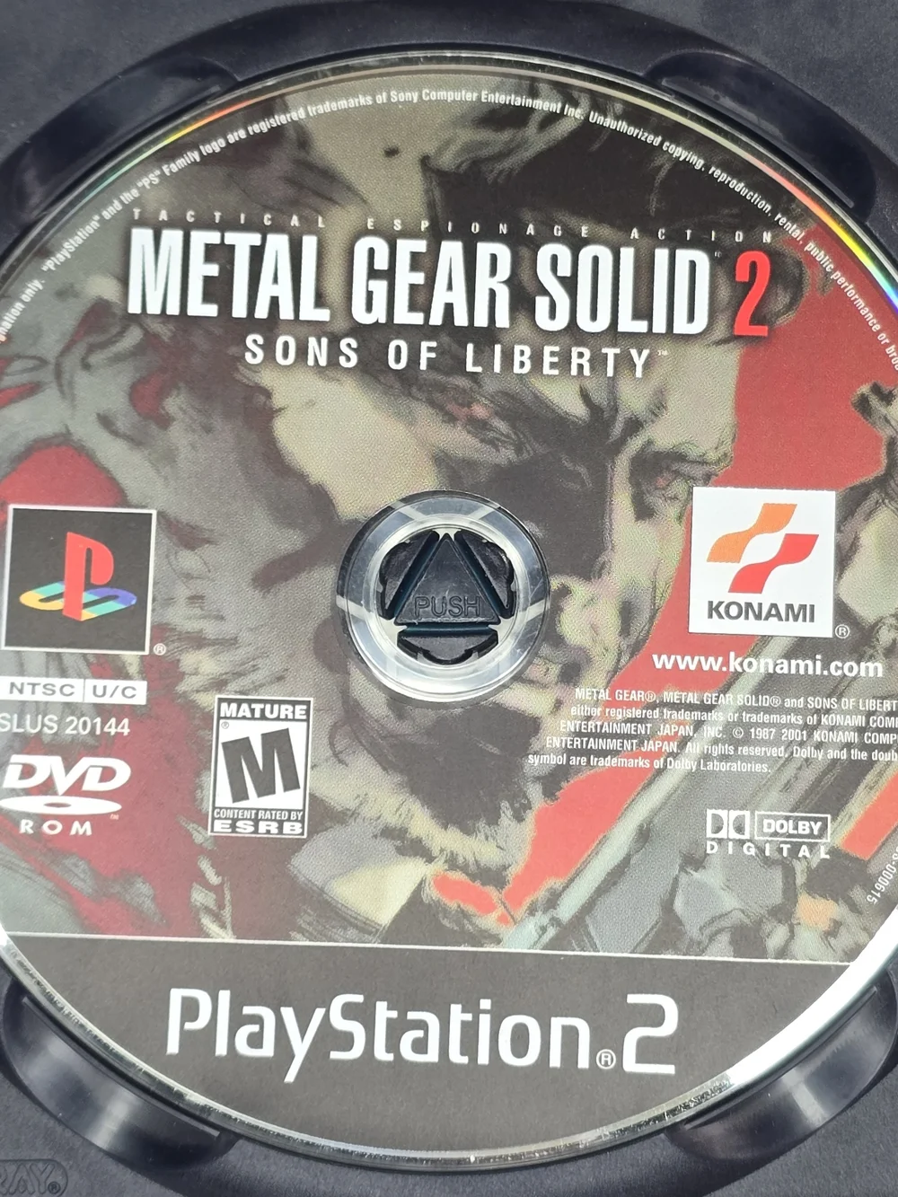 Metal Gear Solid 2: Sons of Liberty – PS2 – Complete w/ Manual & Memory Card